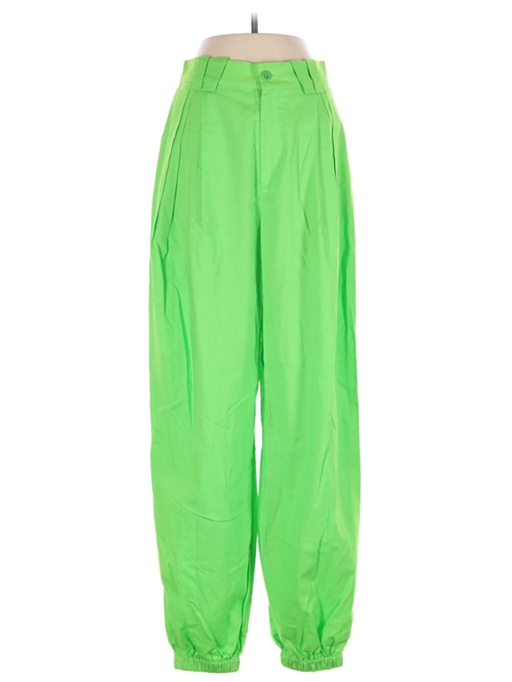 L'academie Los Angeles Green Harem High Rise Waist Pants Boyfriend Sz Small